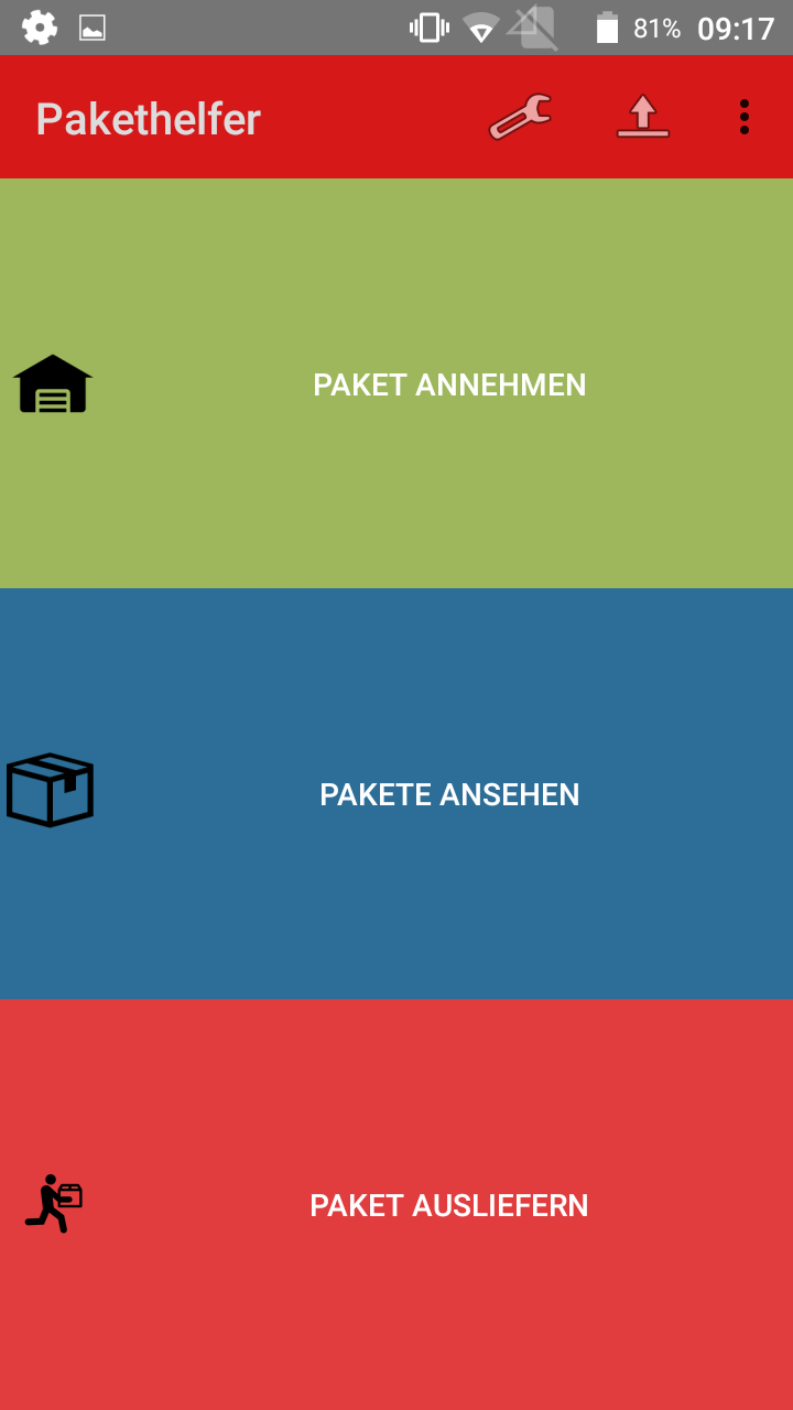 mobil Wareneingangs-Erfassung Palm PDA, Lagerverwaltung